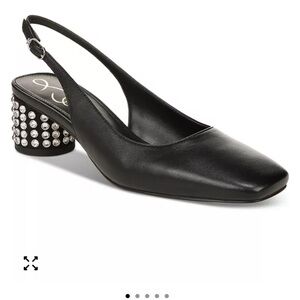 Sold out Classy Elegant Black Slingback pumps 37.5
